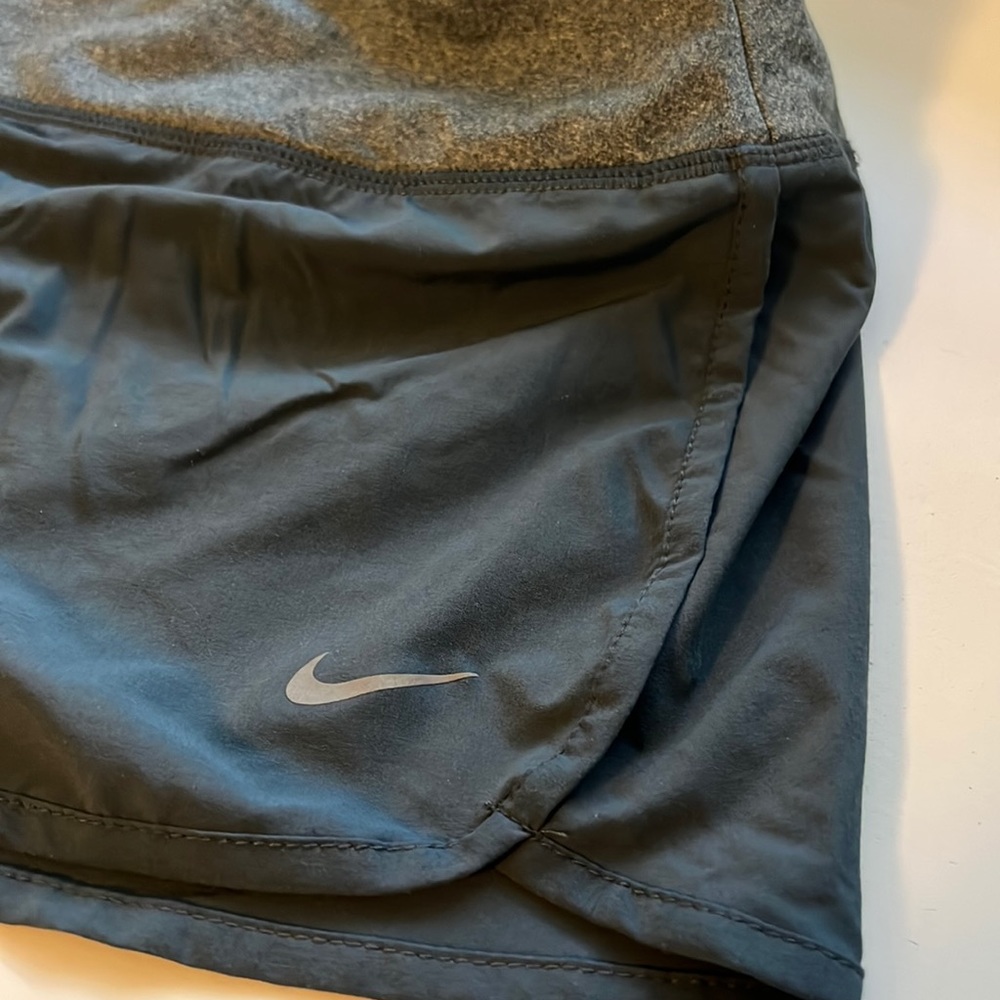 Nike - Women’s Running Shorts - Slate Blue & Grey - 2.5” Inseam - Picture 2 of 6